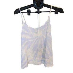 Modcloth Layer Away White & Purple Tie Dye  Camisole Size Medium New With Tags